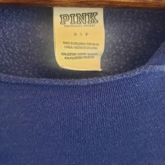 PINK Victoria's Secret Blue Hoodie - Picture 3 of 3